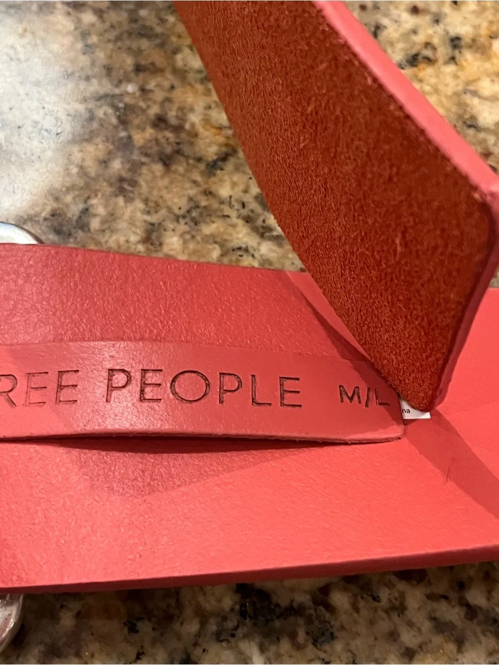 NWT Free People Suede Hex Hip Belt